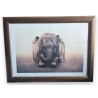 Framed print of "Children and an Elephant" by COLBERT