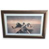 Framed print of "Children and Elephants" by COLBERT