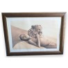 Framed print of "Child and Cheetah" by COLBERT