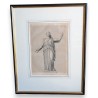 Gravure "Muse restaurée en Cérès" par GRANGER
