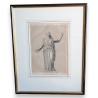 Gravure "Muse restaurée en Cérès" par GRANGER