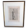 Gravure "Minerve" par GRANGER
