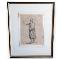 Gravure "Pallas de Velletri" par GRANGER