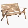 Banquette Odin en teck