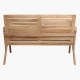 Banquette Odin en teck