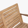 Banquette Odin en teck