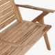 Banquette Odin en teck