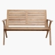 Banquette Odin en teck