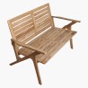 Banquette Odin en teck