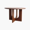 Table ronde Bullnose Coliseo en manguier