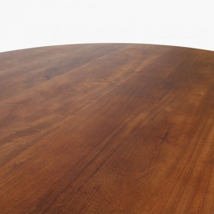 Table ronde Bullnose Coliseo en manguier