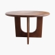Table ronde Bullnose Coliseo en manguier