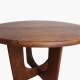 Table ronde Bullnose Coliseo en manguier