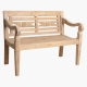 Banquette Boho en teck