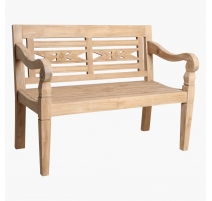 Banquette Boho en teck