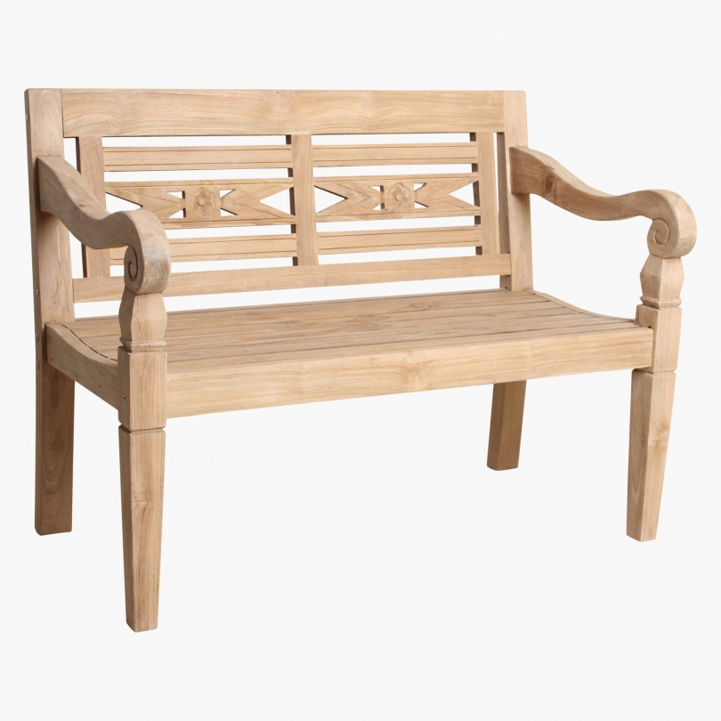 Banquette Boho en teck