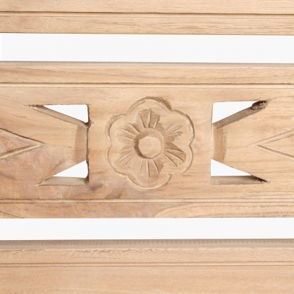 Banquette Boho en teck