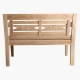 Banquette Boho en teck