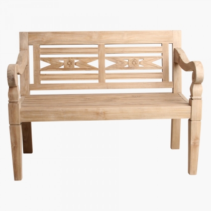 Banquette Boho en teck