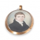 Miniature "Homme au manteau noir"