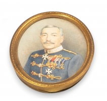 Miniature "Militaire", signée OVERBECK 1916