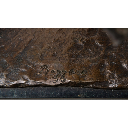 Bronze "Maternité Bédouine" signé BAZZARO