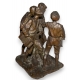 Bronze "Suonatori Ambulanti" signé DALCASTAGNÉ