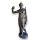 Paire de sculptures A l'antique en plâtre noir