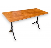 Table de bistro piétement en fonte