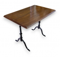 Table de bistro piétement en fonte
