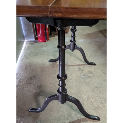 Table de bistro piétement en fonte