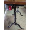 Table de bistro piétement en fonte