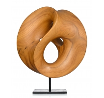 Sculpture en bois monogrammée HM 93