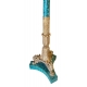 Paire de candelabres en bronze et malachite