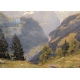 Aquarelle "Junfrau" signée L. STEINER
