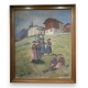 Tableau "Sortie d'école" par FRANZONI