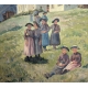 Tableau "Sortie d'école" par FRANZONI