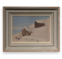 Tableau "Le solitaire" signé L. GIANOLI