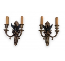 Paire d'appliques style Empire
