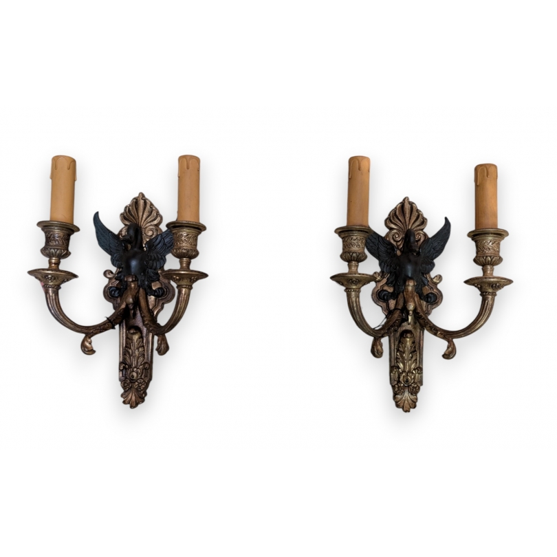 Paire d'appliques style Empire