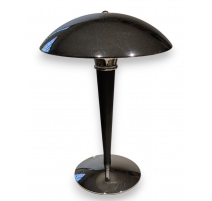 Lampe Dakapo en métal chromé et noirci