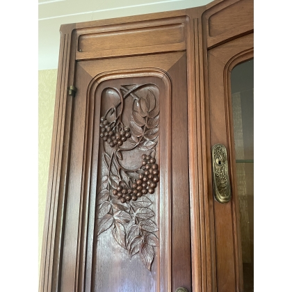 Salle à manger Art Nouveau en acajou