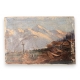 Tableau "Montagne" signé C. COCHET 1923