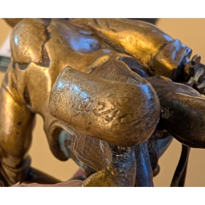 Bronze "Bossu au violoncelle" signé GESCHÜHL