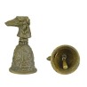 Cloche Borzoï en bronze