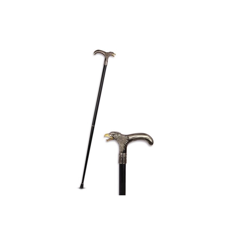Canne en aluminium "Tête d'aigle"