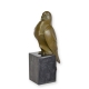 Bronze Pigeon socle marbre noir
