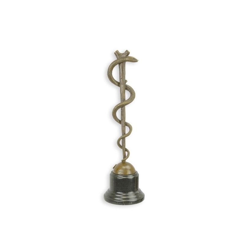 Bronze "Bâton d'Asclépios"