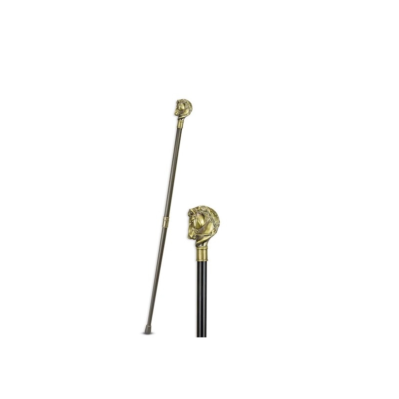 ‘Horse’s Head’ aluminium walking stick