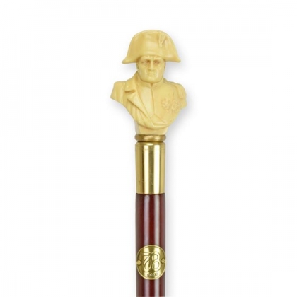 Walking stick with a Napoleon-style resin knob